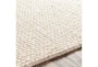 5'x7'5" Rug-Polyester And Wool Woven Cream - Material