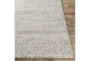 2'x3' Rug-Polyester And Wool Woven Charcoal/Ivory - Material