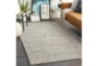 2'x3' Rug-Polyester And Wool Woven Charcoal/Ivory - Room