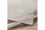 5'x7'5" Rug-Polyester And Wool Woven Ivory - Detail