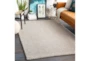 5'x7'5" Rug-Polyester And Wool Woven Ivory - Room