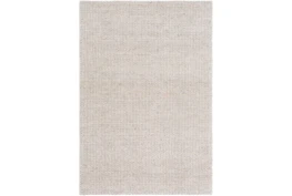 5'x7'5" Rug-Polyester And Wool Woven Ivory