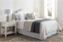 Brielle White Queen Upholstered Headboard - Room