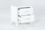 Reese White 25" Nightstand - Side