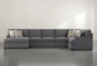 Scott II 3 Piece 156" Sectional With Left Arm Facing Chaise - Signature