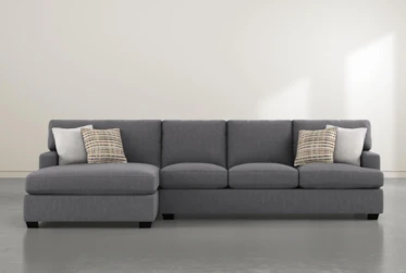 Scott II 2 Piece 130" Sectional With Left Arm Facing Chaise