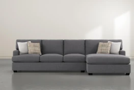 Scott II 2 Piece 130" Sectional With Right Arm Facing Chaise