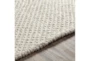 8'x10' Rug-Viscose And Wool Textured Brown/Cream - Side