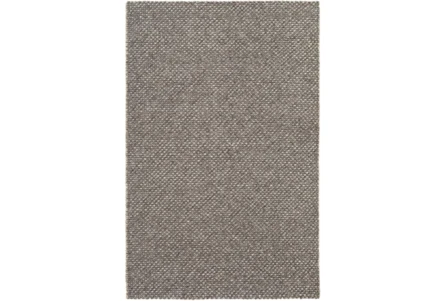 8'x10' Rug-Viscose And Wool Textured Camel/Brown/Cream