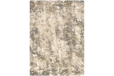 2'x3' Rug-Modern With High Pile And Metallic Accents Brown/Cream