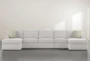 Aspen Sterling Foam Modular 4 Piece 156" Sectional With Double Chaise - Signature