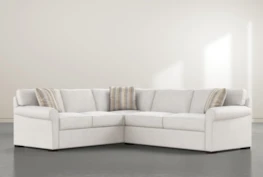 Elm II Down 2 Piece 94" Sectional With Right Arm Facing Condo Sofa