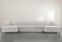 Donaver II 3 Piece 169" Sectional With Double Chaise - Front