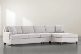 Donaver II 2 Piece 131" Sectional With Right Arm Facing Chaise