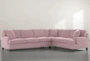 Donaver II 2 Piece 125" Pink Sectional With Left Arm Facing Sofa - Side