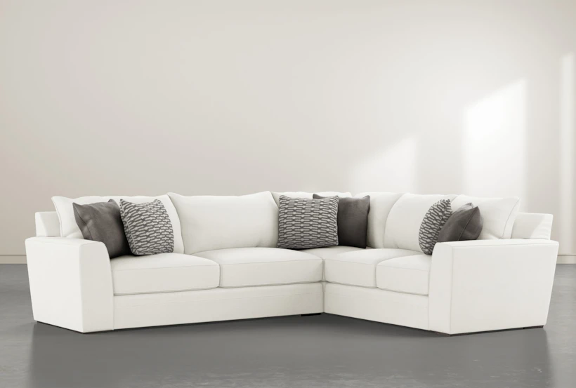 Delano Pearl 2 Piece 125" Sectional With Left Arm Facing Sofa - 360