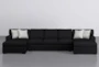 Mercer Down IV 3 Piece 156" Sectional With Double Chaise - Front