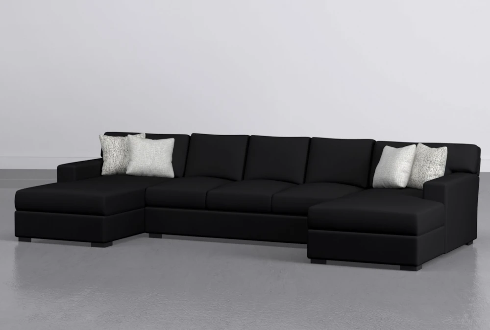 Mercer Down IV 3 Piece 156" Sectional With Double Chaise