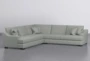 Lodge Mint 3 Piece 135" Sectional - Side