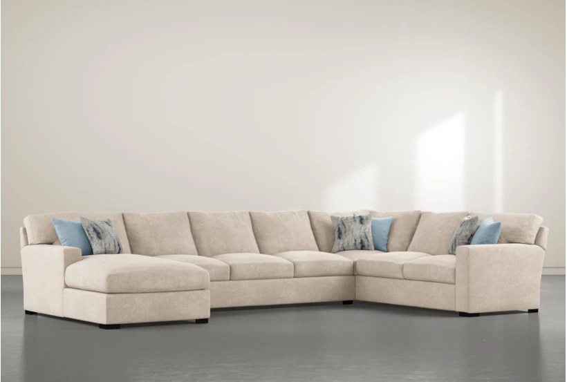 Mercer Foam IV 3 Piece Sectional With Left Arm Facing Chaise - 360