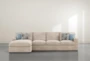 Mercer Foam IV 125" 2 Piece Sectional With Left Arm Facing Chaise - Signature