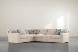 Mercer Foam III 2 Piece 130" Sectional With Right Arm Facing Sofa
