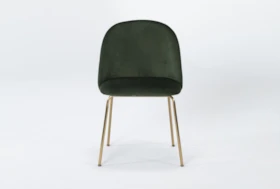 Ava Emerald Green Velvet Dining Side Chair