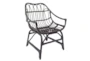 Espresso Rattan Bucket Chair  - Detail