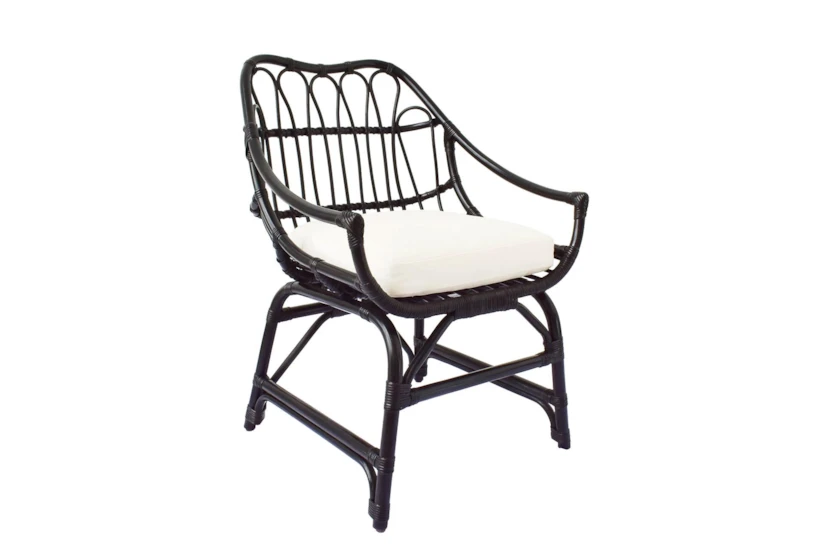 Espresso Rattan Bucket Chair  - 360