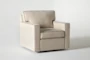 Reeves 36" Swivel Accent Chair By Nate Berkus + Jeremiah Brent - Side