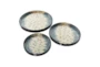 Set Of 3 Round Pearl And Blue Capiz Shell Trays  - Signature