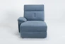 Pippa Blue Left Arm Facing Chaise - Signature