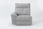 Pippa Grey 3 Piece 111" Sectional With Armless Recliner, Right Arm Facing Chaise & Power Headrest - Signature