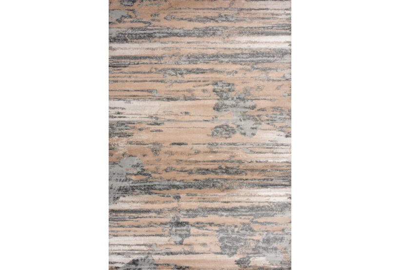 7'8"x10'5" Rug-Distressed Abstract Beige/Grey - 360