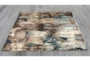 7'8"x10'5" Rug-Distressed Abstract Blue/Brown - Room