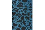 5'3"x7'5" Rug-Spots Plush Pile Blue/Black  - Signature