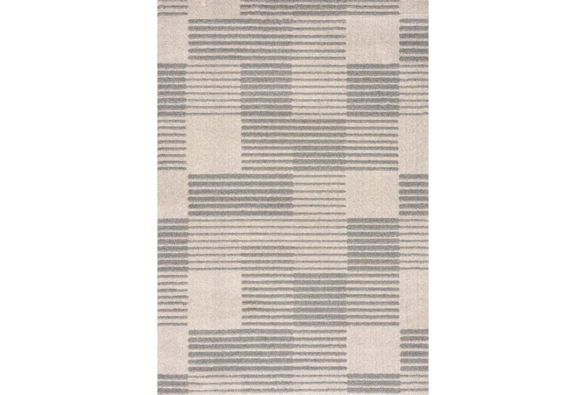 5'3"x7'5" Rug-Square Lines Grey - 360
