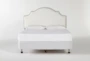Brielle Queen Upholstered Headboard With Metal Bed Frame - Signature