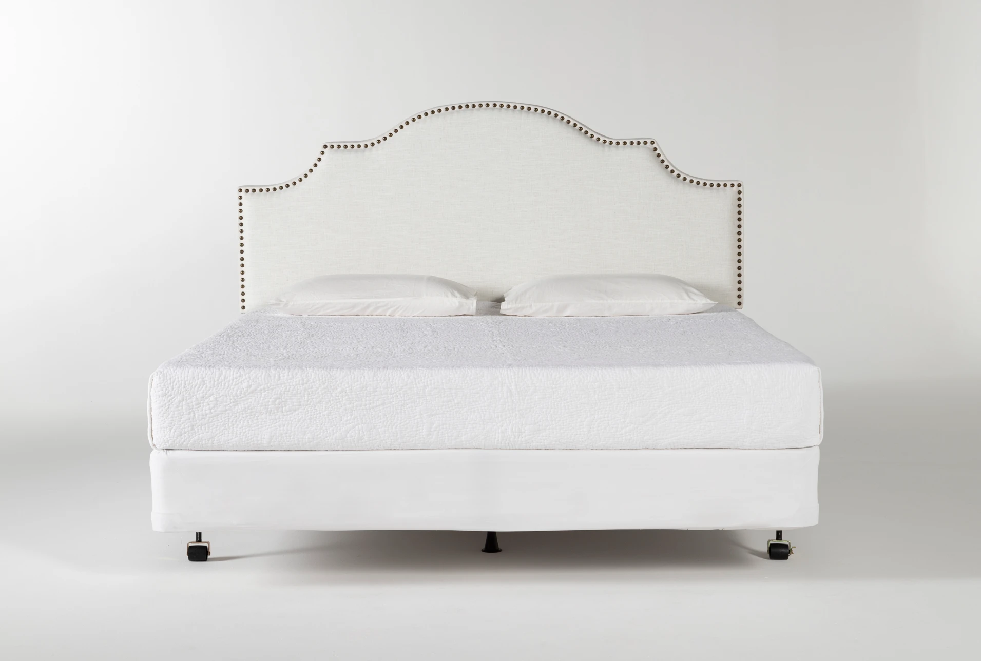 Brielle California King Upholstered, Padded King Bed Frame