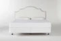 Brielle King Upholstered Headboard With Metal Bed Frame - Signature