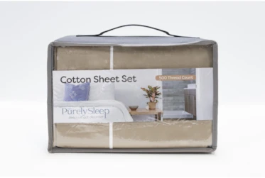 Sheet Set-Revive Premier 500Tc Cotton Beige Queen