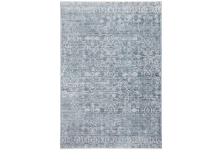4'x6' Rug-Faded Transitional Blue/Turquoise