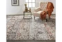 5'3"x7'5" Rug-Floral Repeat Blue Rust - Room