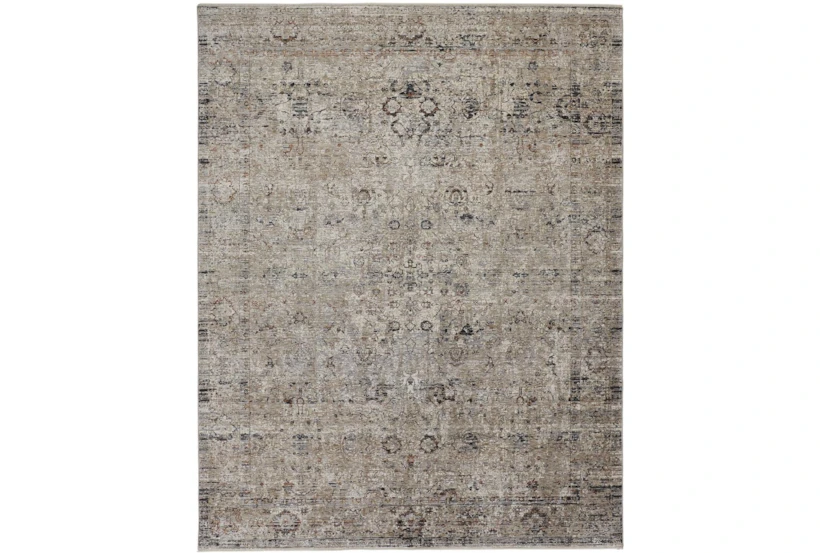 3'7"x5'8" Rug-Antiqued Traditional Taupe - 360