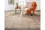 2'5"x12' Rug-Antiqued Traditional Taupe - Room