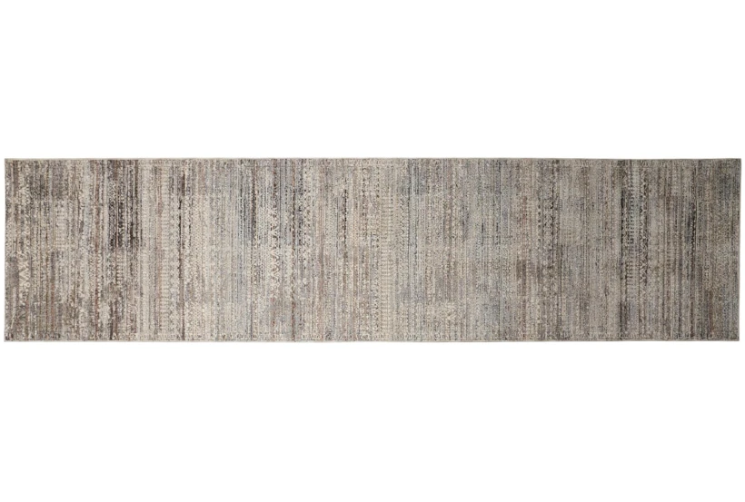 2'5"x12' Rug-Antiqued Linear Taupe - 360