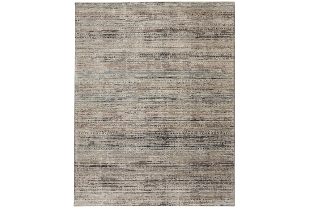 7'8"x10' Rug-Antiqued Linear Taupe