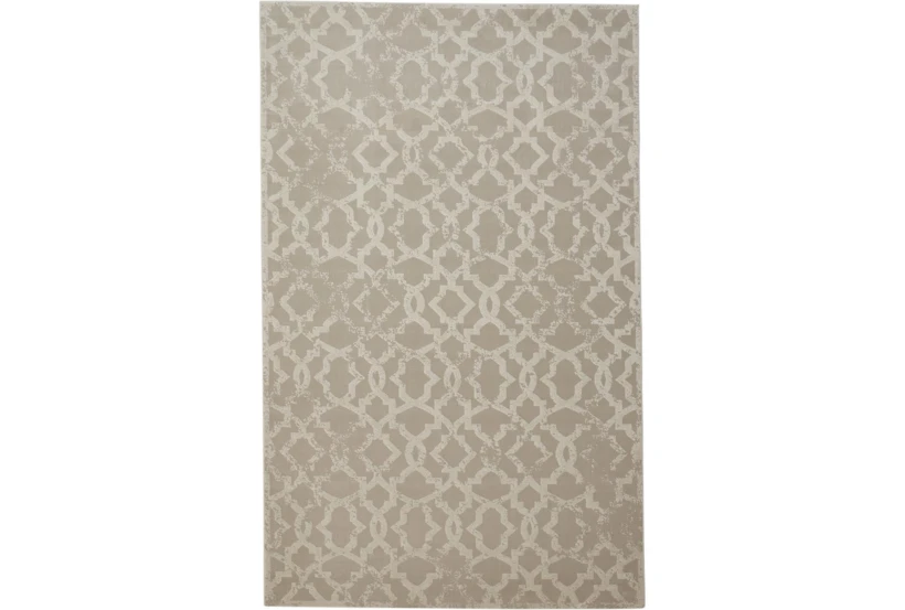 8'x11' Rug-Damask Taupe/Ivory | Living Spaces