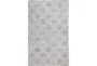 5'x8' Rug-Quatrefoil Grey/Ivory - Signature