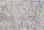 7'8"x11' Rug-Pattern Overlay Ivory/Blue - Detail